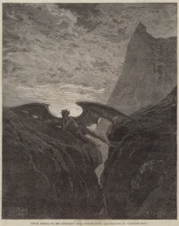 Satan resting on the Mountain